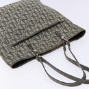 Christian Dior Trotter Canvas Tote Bag Navy Silver Auth 140546-6