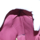 CHANEL Choco Bar Chain Shoulder Bag Leather Pink Gold CC Auth 140548-24