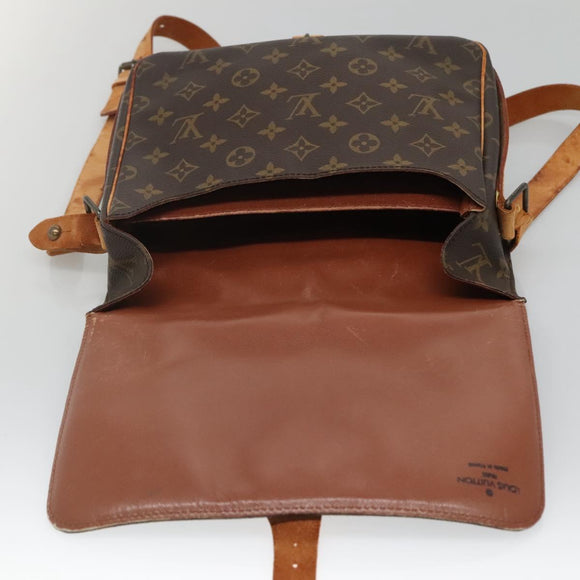 LOUIS VUITTON Monogram Cartouchiere GM Shoulder Bag M51252 LV Auth 140550