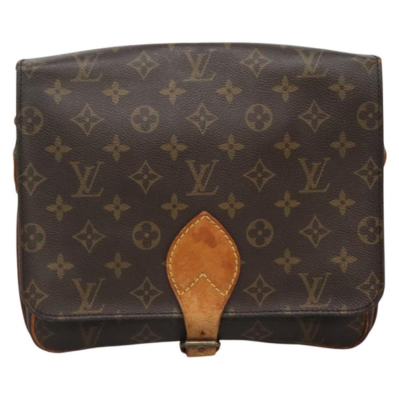 LOUIS VUITTON Monogram Cartouchiere GM Shoulder Bag M51252 LV Auth 140550