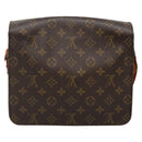 LOUIS VUITTON Monogram Cartouchiere GM Shoulder Bag M51252 LV Auth 140550-2