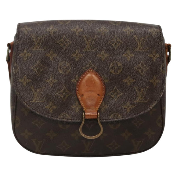 LOUIS VUITTON Monogram Saint Cloud GM Shoulder Bag M51242 LV Auth 140551