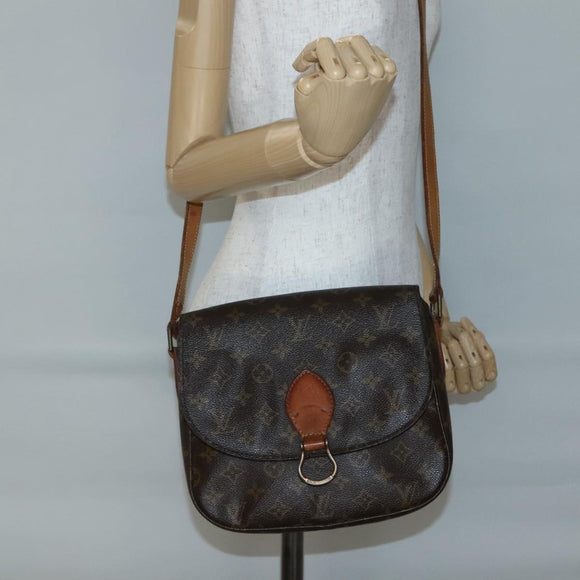 LOUIS VUITTON Monogram Saint Cloud GM Shoulder Bag M51242 LV Auth 140551
