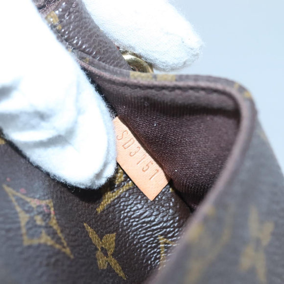 LOUIS VUITTON Monogram Menilmontant PM Shoulder Bag M40474 LV Auth 140556