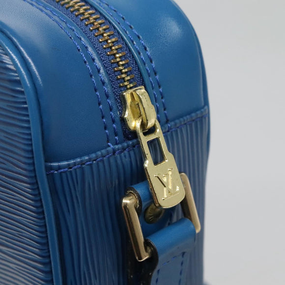LOUIS VUITTON Epi Trocadero 23 Shoulder Bag Blue M52305 LV Auth 140559