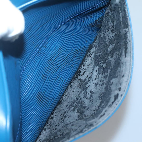 LOUIS VUITTON Epi Trocadero 23 Shoulder Bag Blue M52305 LV Auth 140559