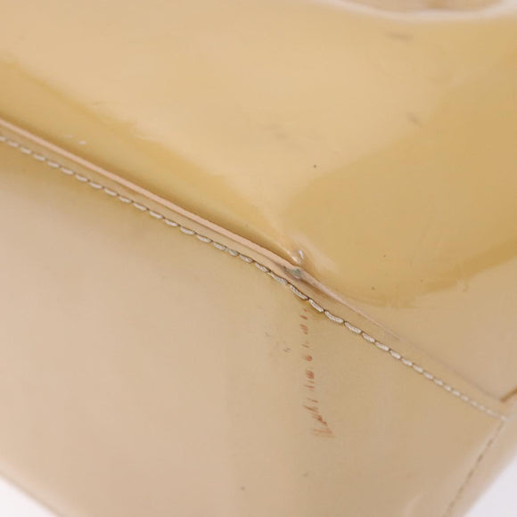 LOUIS VUITTON Monogram Vernis Wilshire PM Hand Bag Broncorail M91452 Auth 140560