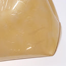 LOUIS VUITTON Monogram Vernis Wilshire PM Hand Bag Broncorail M91452 Auth 140560-10