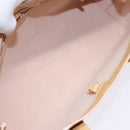 LOUIS VUITTON Monogram Vernis Wilshire PM Hand Bag Broncorail M91452 Auth 140560-11
