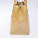 LOUIS VUITTON Monogram Vernis Wilshire PM Hand Bag Broncorail M91452 Auth 140560-3