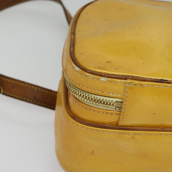 LOUIS VUITTON Monogram Vernis Marley Backpack Yellow M91040 LV Auth 140561