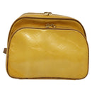 LOUIS VUITTON Monogram Vernis Marley Backpack Yellow M91040 LV Auth 140561-13