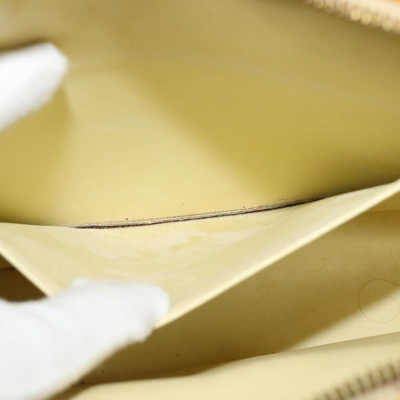 LOUIS VUITTON Monogram Vernis Marley Backpack Yellow M91040 LV Auth 140561