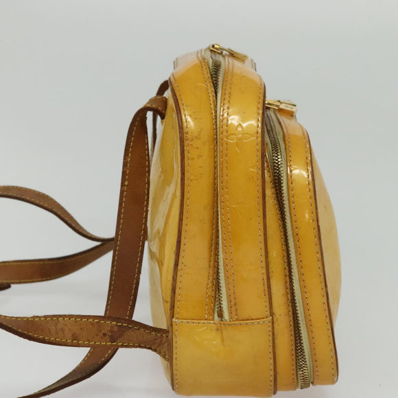 LOUIS VUITTON Monogram Vernis Marley Backpack Yellow M91040 LV Auth 140561