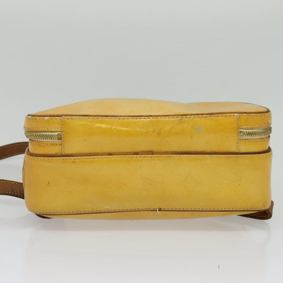 LOUIS VUITTON Monogram Vernis Marley Backpack Yellow M91040 LV Auth 140561