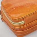 LOUIS VUITTON Monogram Vernis Wooster Bag Lime Yellow M91075 LV Auth 140562-14