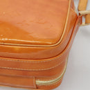 LOUIS VUITTON Monogram Vernis Wooster Bag Lime Yellow M91075 LV Auth 140562-15