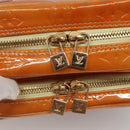 LOUIS VUITTON Monogram Vernis Wooster Bag Lime Yellow M91075 LV Auth 140562-10