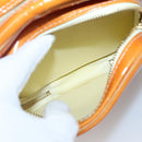 LOUIS VUITTON Monogram Vernis Wooster Bag Lime Yellow M91075 LV Auth 140562-20