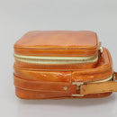 LOUIS VUITTON Monogram Vernis Wooster Bag Lime Yellow M91075 LV Auth 140562-4