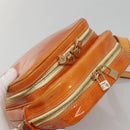 LOUIS VUITTON Monogram Vernis Wooster Bag Lime Yellow M91075 LV Auth 140562-6