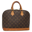 LOUIS VUITTON Monogram Alma Hand Bag M51130 LV Auth 140568-1