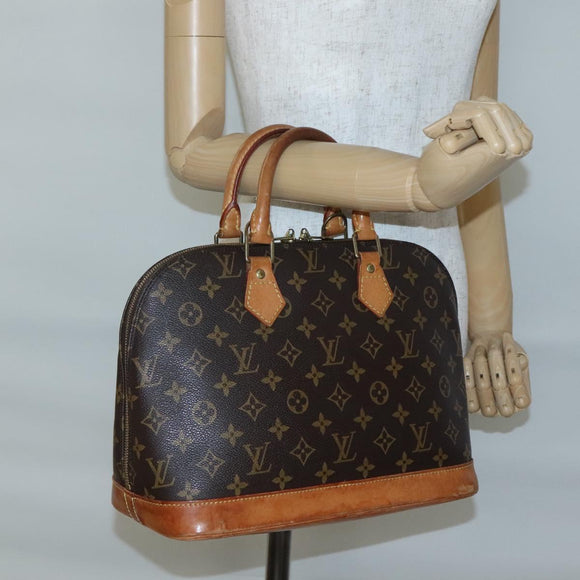 LOUIS VUITTON Monogram Alma Hand Bag M51130 LV Auth 140568