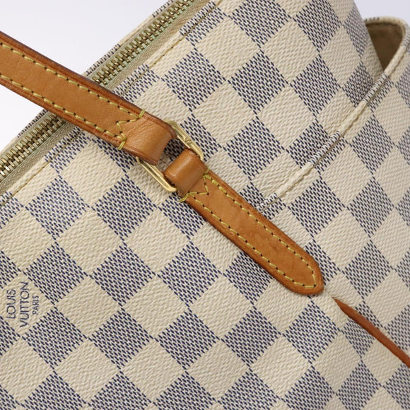 LOUIS VUITTON Damier Azur Totally PM Tote Bag N51261 LV Auth 140571