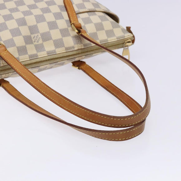 LOUIS VUITTON Damier Azur Totally PM Tote Bag N51261 LV Auth 140571