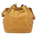 LOUIS VUITTON Epi Petit Noe Shoulder Bag Yellow M44109 LV Auth 140573-13
