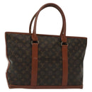 LOUIS VUITTON Monogram Sac Weekend PM Hand Bag M42425 LV Auth 140575-1