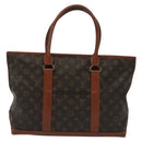 LOUIS VUITTON Monogram Sac Weekend PM Hand Bag M42425 LV Auth 140575-13