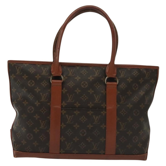 LOUIS VUITTON Monogram Sac Weekend PM Hand Bag M42425 LV Auth 140575