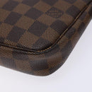 LOUIS VUITTON Damier Ebene Pochette Accessoires Pouch N41206 LV Auth 140576-14