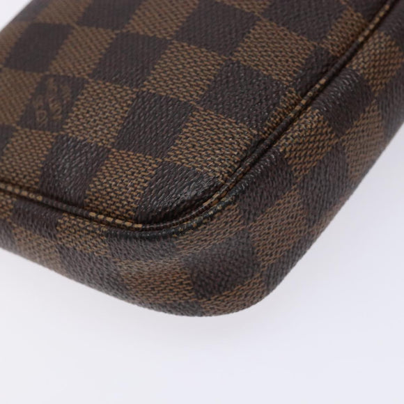 LOUIS VUITTON Damier Ebene Pochette Accessoires Pouch N41206 LV Auth 140576