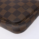 LOUIS VUITTON Damier Ebene Pochette Accessoires Pouch N41206 LV Auth 140576-16