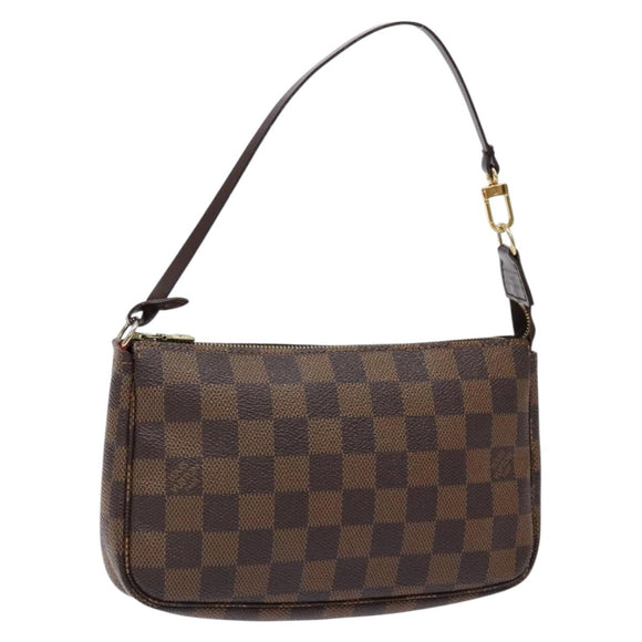 LOUIS VUITTON Damier Ebene Pochette Accessoires Pouch N41206 LV Auth 140576