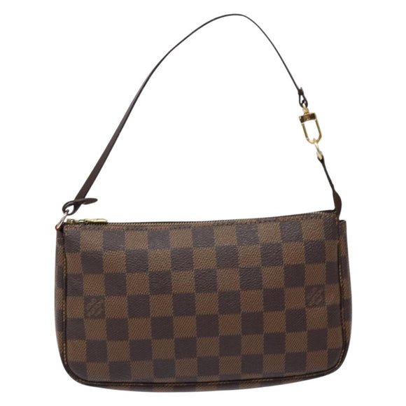 LOUIS VUITTON Damier Ebene Pochette Accessoires Pouch N41206 LV Auth 140576