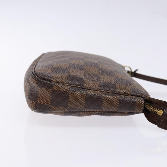 LOUIS VUITTON Damier Ebene Pochette Accessoires Pouch N41206 LV Auth 140576