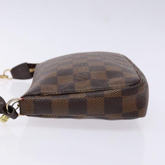LOUIS VUITTON Damier Ebene Pochette Accessoires Pouch N41206 LV Auth 140576