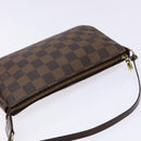 LOUIS VUITTON Damier Ebene Pochette Accessoires Pouch N41206 LV Auth 140576-6