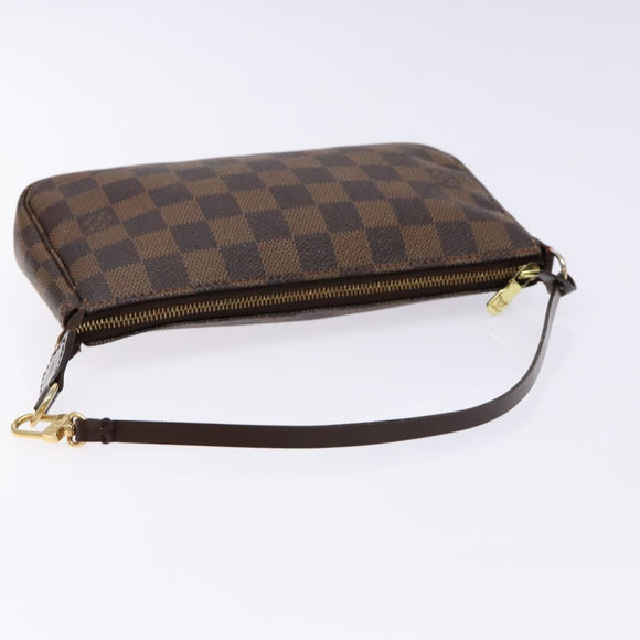 LOUIS VUITTON Damier Ebene Pochette Accessoires Pouch N41206 LV Auth 140576