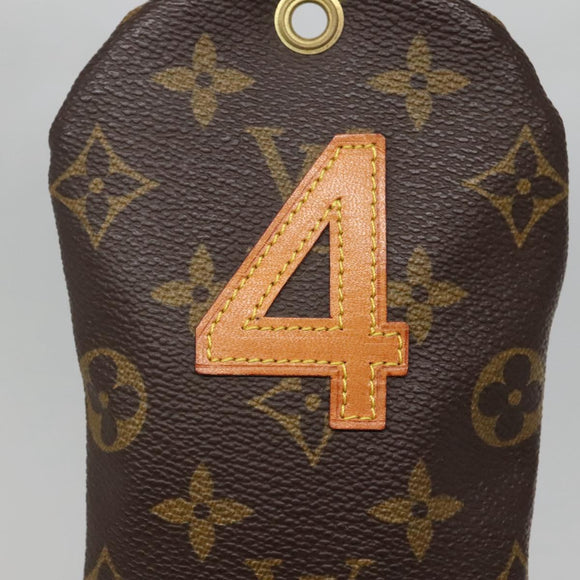 LOUIS VUITTON Monogram Golf Club Headcovers Pouch For Number 4 M58244 LV 140578