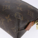 LOUIS VUITTON Monogram Pochette Cosmetic PM Pouch M43998 LV Auth 140579-15
