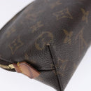 LOUIS VUITTON Monogram Pochette Cosmetic PM Pouch M43998 LV Auth 140579-16