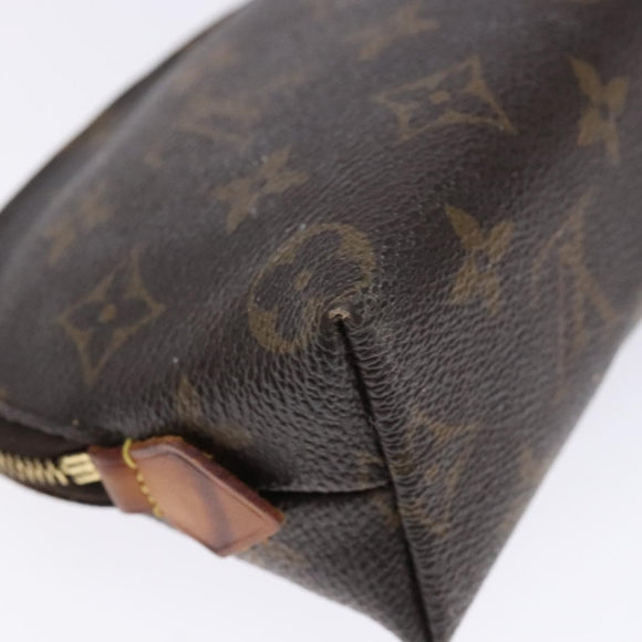 LOUIS VUITTON Monogram Pochette Cosmetic PM Pouch M43998 LV Auth 140579
