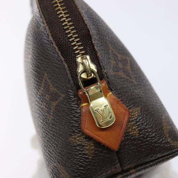 LOUIS VUITTON Monogram Pochette Cosmetic PM Pouch M43998 LV Auth 140579