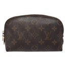 LOUIS VUITTON Monogram Pochette Cosmetic PM Pouch M43998 LV Auth 140579-13