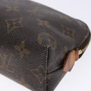 LOUIS VUITTON Monogram Pochette Cosmetic PM Pouch M43998 LV Auth 140579-7