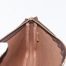 LOUIS VUITTON Graffiti Pochette Accessoires Pouch Khaki M92191 LV Auth 140580-19